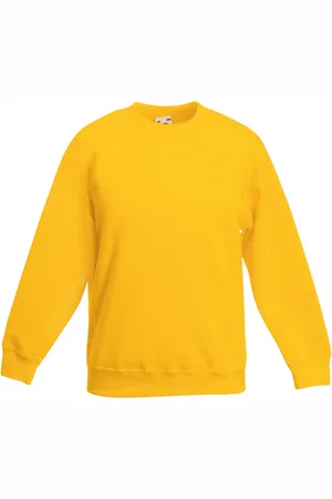 Fruit Of The Loom Kinder Unisex Premium 70/30 Sweatshirt (Zonnebloem )