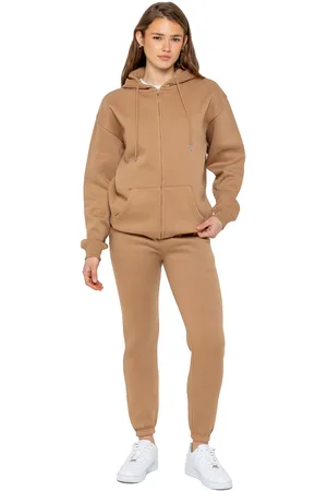 Enzo | Oversized trainingspak met rits en capuchon voor dames