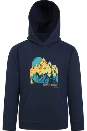 Mountain Warehouse Kinder/Kids Berglandschap Hoodie (Marine)