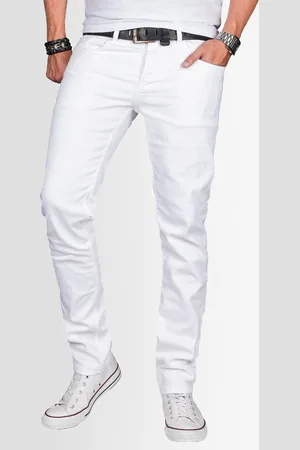 Alessandro Salvarini A. Salvarini Heren Jeans Slim Fit Stretch Denim 5-Pocket –