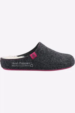 Hush Puppies The Good Dames Pantoffels In Antraciet