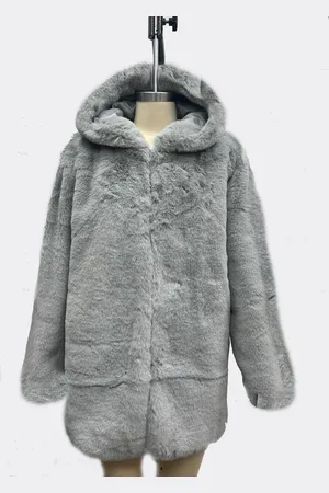 Gini London Faux bont jas met capuchon