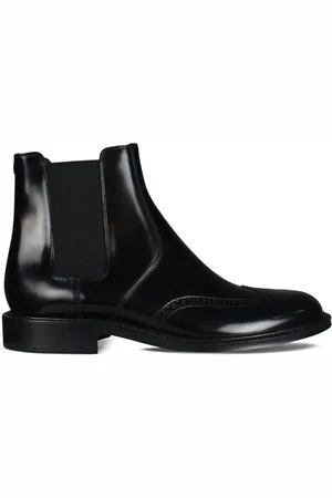 Saint Laurent Chelsea Laarzen Legerzwart