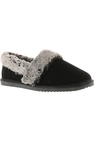 Hush Puppies Ariel Suède Dames Zwarte Pantoffels