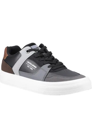 JACK & JONES Barton Combo Polyurethaan Heren Antraciet Trainers