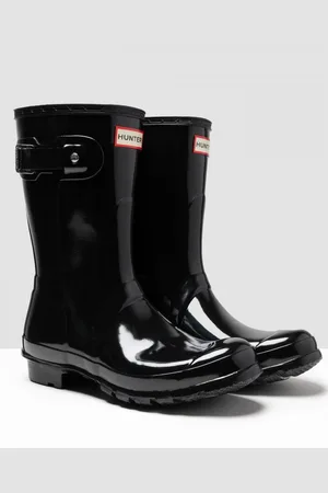Hunter Originele Korte Glans Dames Wellingtons