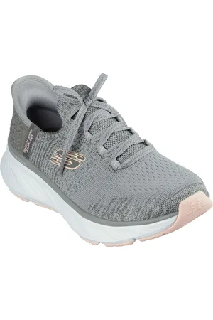 Skechers Edgeride Impression Textiel Damestrainers /Oranje
