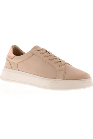 Hush Puppies Camille Leren Damessneakers In Blozen