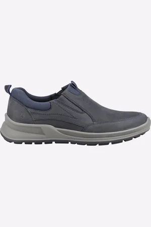 Hush Puppies Arthur Nubuck Heren Marineblauwe Instappers