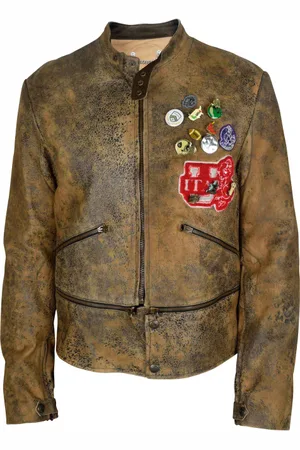 Golden Goose Golden Goose Deluxe Merk Leren Jas