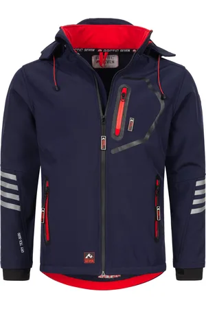 Arctic Softshell Jas voor heren Overgangsjas - Marinerood