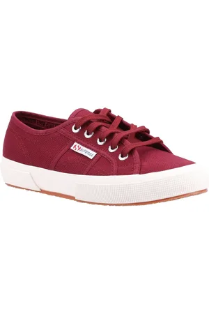 Superga 2750 Cotu Classic 100% Katoen Dames Donker Bordeaux Trainers