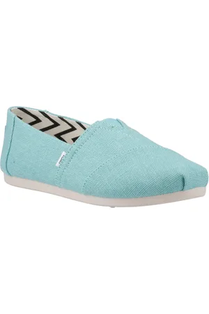 TOMS Alpargata Klassiek Jute Dames Espadrilles Aqua