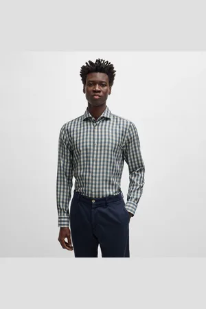 HUGO BOSS Heren C-Hal Casual-Fit overhemd in