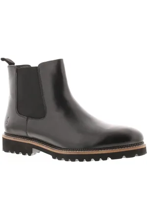 Hush Puppies Gwyneth Chelsea Suède Dames Zwarte Laarzen