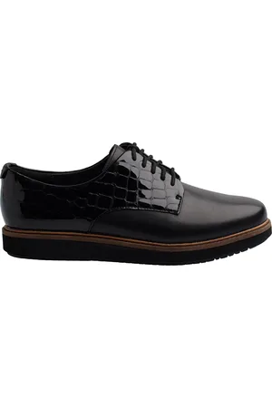 Clarks GLICK-DARBY Damen Leder Flache Schuhe