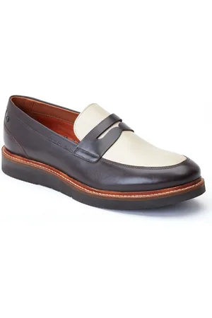 Base London Sid Leder Heren /Beige Loafers