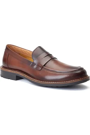 Base London Ivey Leder Heren Boombruin Loafers