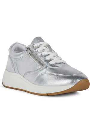 Geox D Cristael E Kunstleren Damestrainers