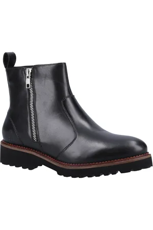 Hush Puppies Grace Suède Vrouwen Laarzen met Ritssluiting