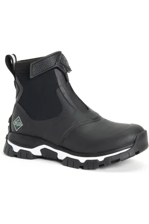 Muck Muck Laarzen Apex Mid Zip Rubber /Wit Wellington Laarzen