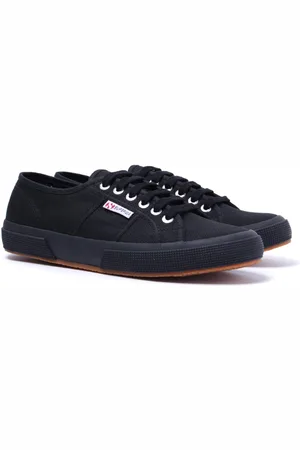 Superga Shop Voor 2750 Cotu Classic Dames Volledig Zwarte Sneakers