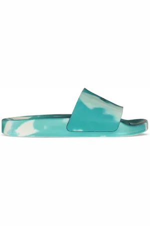 OFF-WHITE Gebroken witte tie-dye teenslippers