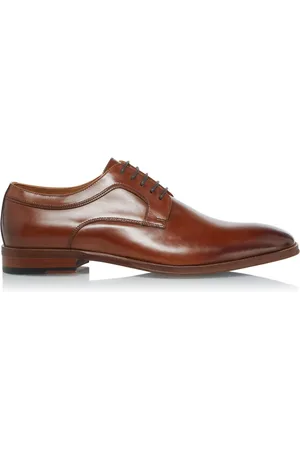 Dune Dune Sparrows Leren Heren Bruine Oxford Schoenen