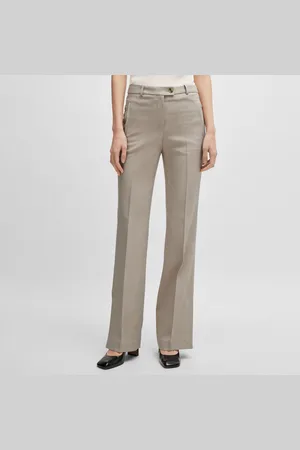 HUGO BOSS Dames Terela Slim-Fit Flared Broek in