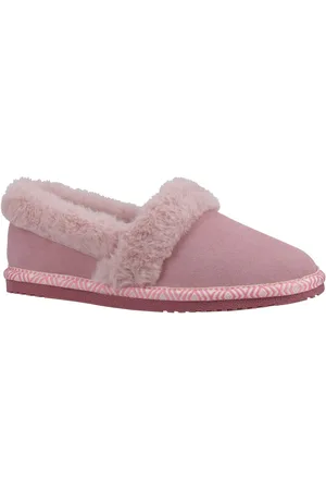 Hush Puppies Ariel Suède Vrouwenpantoffels Blush