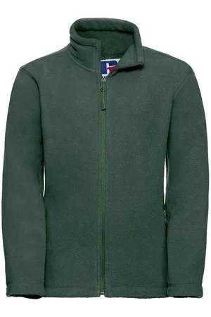 Russell Athletic Russell Fleecejack met volledige rits voor kinderen/Kinderen (Fles )