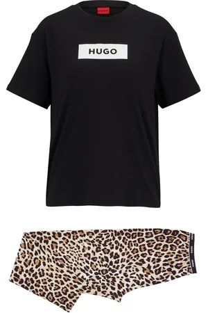 HUGO BOSS Damespyjama Leo in Multi kleur