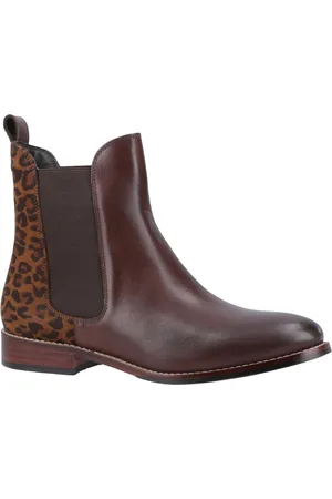 Hush Puppies Colette Suède Dameslaarzen met Luipaard
