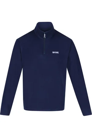 Regatta Geweldig voor Buiten Heren Thompson Half Zip Fleece Sweater (Maanlicht Denim)