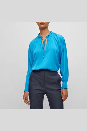 HUGO BOSS Dames Baratina Relaxed-Fit Blouse in