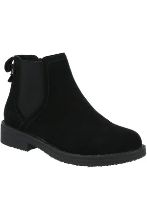 Hush Puppies Maddy Wijd Suède Dameslaarzen