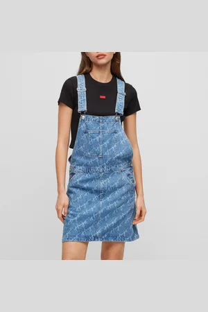 HUGO BOSS Ganria Denim Jurk in voor dames