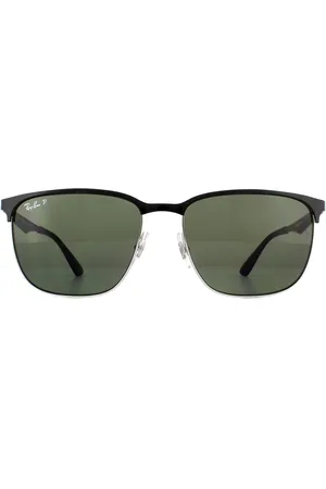 Ray-Ban Zonnebril 3569 90049a Zilver Groen Gepolariseerd