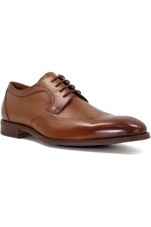 Dune Dune Sheath Leer Heren Tan Oxford Schoenen