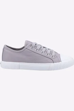 Hush Puppies Brooke Stoffen Grijze Damessneakers