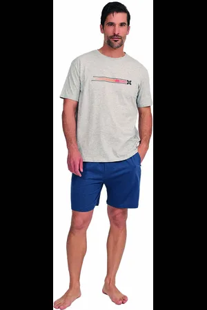 Munich MUFH0253 Kurzarm-Pyjama für Herren