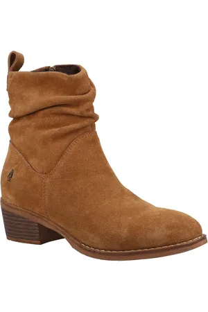 Hush Puppies Iris Suède Dameslaarzen Tan