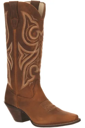 Durango Crush Leather Herenlaarzen Cognac Distressed