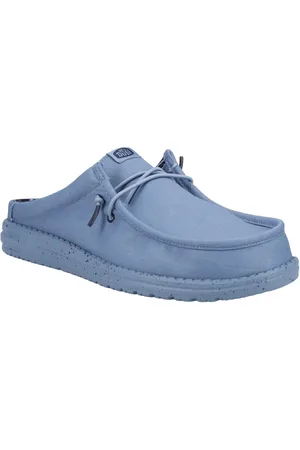Hey dude Wally Slip Canvas 100% Katoen Herenpantoffels Elementaalblauw