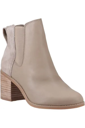TOMS Evelyn Leather Vrouwen Laarzen Natuurlijk