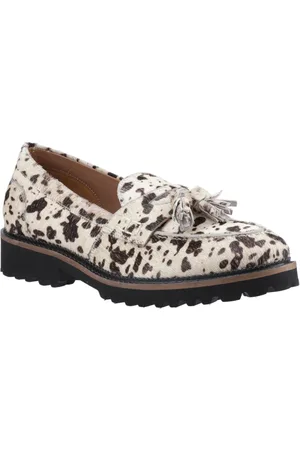 Hush Puppies Ginny Suède Damesloafers met dierenmotief