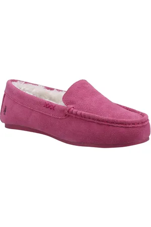 Hush Puppies Annie Mocassin Suede Vrouwen Pantoffels
