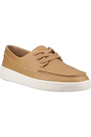 TOMS TRVL Lite London Leer Heren Tan Veterschoenen