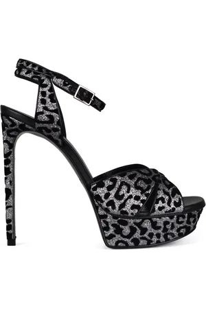 Saint Laurent Tribute Sandalen Bianca