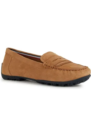 Geox D Kosmopolis Suede Damesschoenen Mocassins Schoenen
